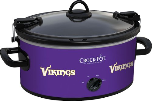  Crock-Pot - Cook and Carry Minnesota Vikings 6-Qt. Slow Cooker - Purple