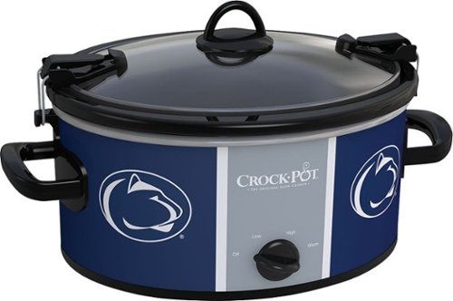  Crock-Pot - Cook and Carry Penn State 6-Qt. Slow Cooker - Blue/Gray