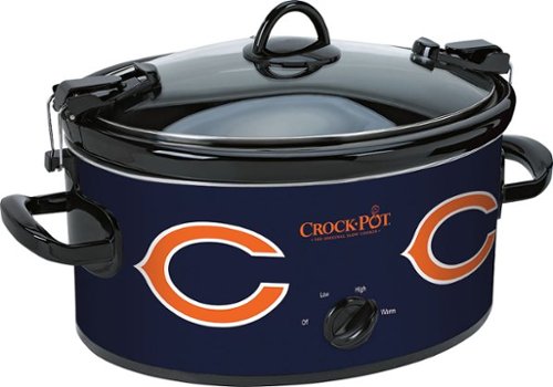  Crock-Pot - Cook and Carry Chicago Bears 6-Qt. Slow Cooker - Black