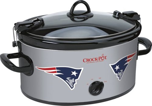  Crock-Pot - Cook and Carry New England Patriots 6-Qt. Slow Cooker - Gray