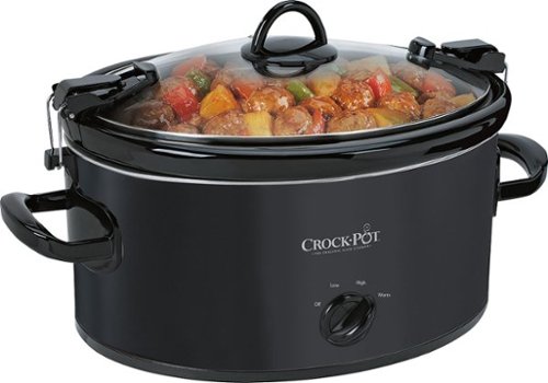  Crock-Pot - Cook and Carry 6-Qt. Slow Cooker - Black
