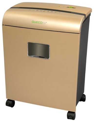 GoECOlife - 10-Sheet Microcut Shredder - Gold-Front_Standard 