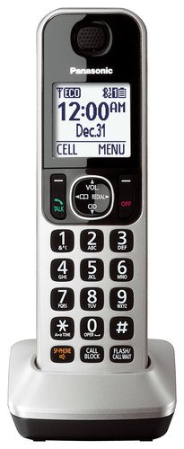  KX-TGFA30S DECT 6.0 Cordless Expansion Handset for Panasonic KX-TGF375S Expandable Phone Systems - Silver