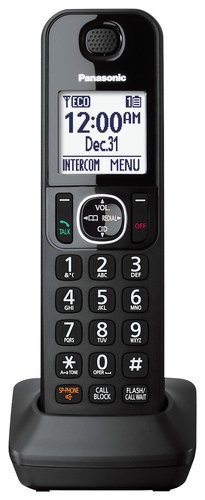  KX-TGFA30B DECT 6.0 Cordless Expansion Handset for Select Panasonic Expandable Phone Systems - Black