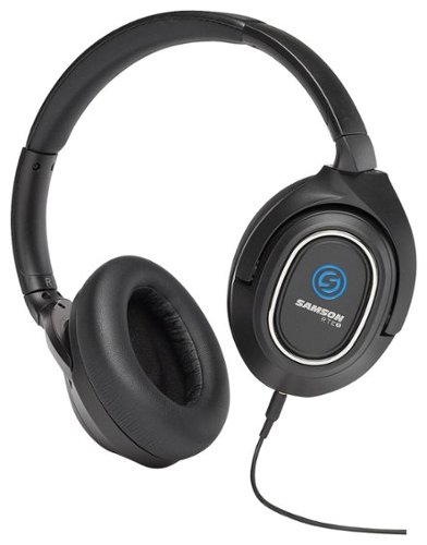  Samson - RTE X Noise Cancelling Wired Over-the-Ear Headphones - Black
