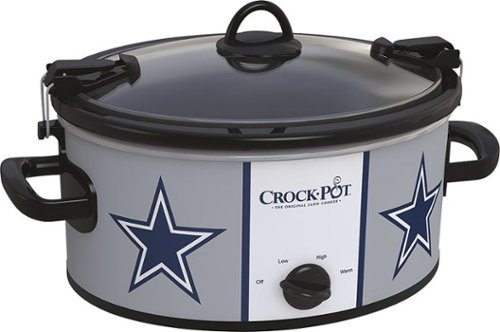  Crock-Pot - Cook and Carry Dallas Cowboys 6-Qt. Slow Cooker - Gray/Blue