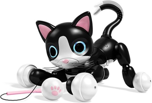 Zoomer - Kitty Interactive Cat Robot - Black