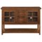 Walker Edison - Transitional TV Stand / Buffet for TVs up to 55" - Traditional Brown-Front_Standard