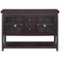 Walker Edison - Transitional TV Stand / Buffet for TVs up to 55" - Espresso-Front_Standard