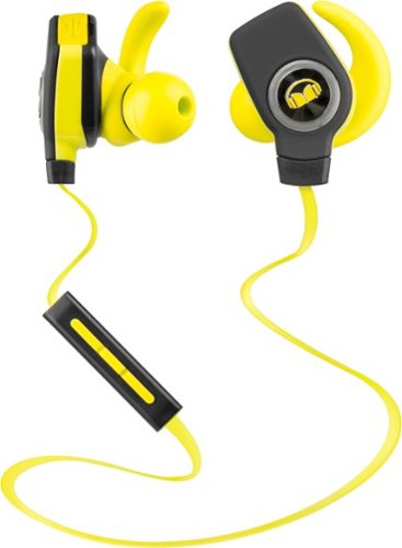  Monster - iSport SuperSlim Wireless In-Ear Headphones - Neon Green/Black