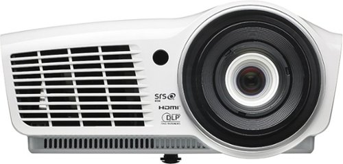 Vivitek - 1080p 3D DLP Home Theater Projector - White-Front_Standard 