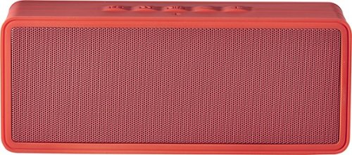  Insignia™ - Portable Bluetooth Stereo Speaker - Red