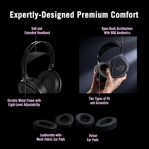 ASUS ROG Kithara Wired Audiophile Open-Back Gaming Headset with ROG-Tuned HIFIMAN Planar Magnetic Drivers - Black HOW TO BUY