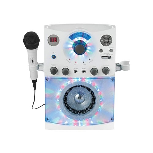  Singing Machine - CD+G Player Karaoke System - White