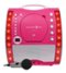 Singing Machine - Classic CD+G Karaoke System - Pink-Front_Standard