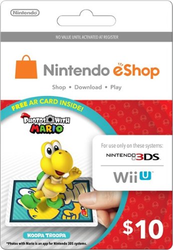  $10 Nintendo eShop Prepaid Card