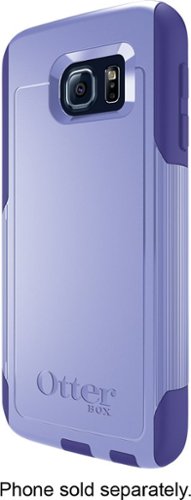  OtterBox - Commuter Series Case for Samsung Galaxy S6 Cell Phones - Periwinkle Purple/Liberty Purple