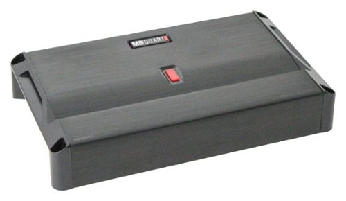  MB Quart - Reference MYKRO Series Class D Mono Amplifier with Variable Crossovers - Gray