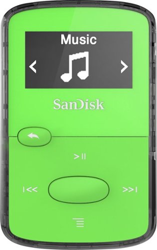 Image of SanDisk - Clip Jam 8GB* MP3 Player - Green