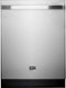 LG - Series 24" Hidden Control Built-In Dishwasher with Tub - Stainless Steel-Front_Standard