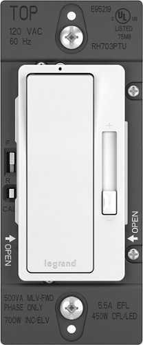  Legrand - Tru-Universal Dimmer Switch - White, Light Almond, Ivory