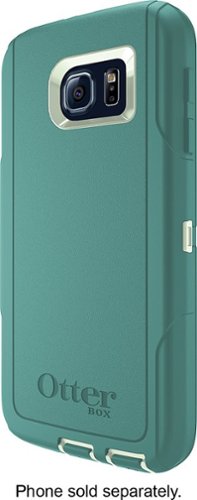  OtterBox - Defender Series Case for Samsung Galaxy S6 Cell Phones - Sage Green/Light Teal