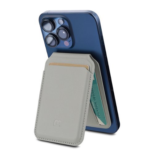 Mybat Pro - MagSafe Wallet Folio for Apple iPhone - Gray-Front_Standard 