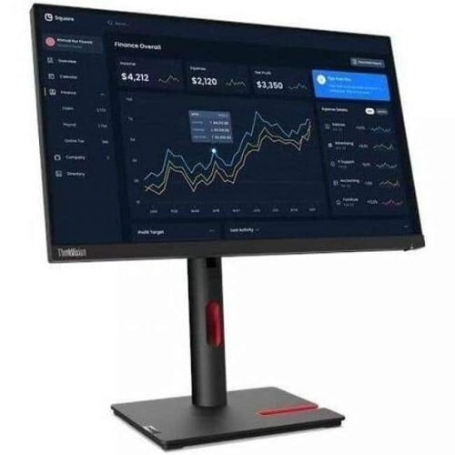 Lenovo - ThinkVision T22i-30 22" Class Full HD LED Monitor - 16:9 - Raven 21.5" Viewable - In-plane Switching - Black-Front_Standard 
