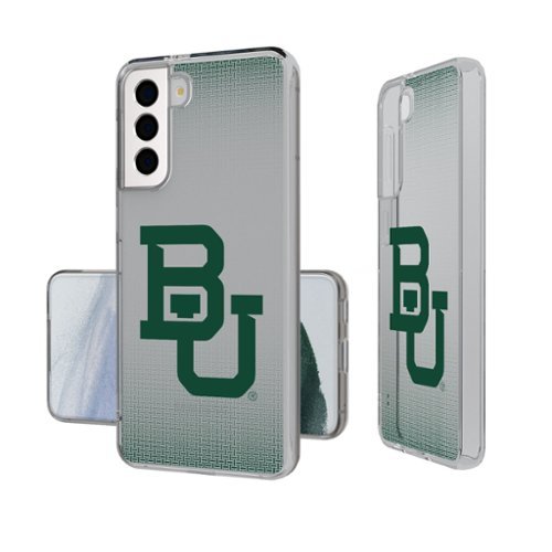 Keyscaper - NCAA - Baylor Bears Linen Logo Galaxy Clear Case - S24 - Multicolor-Front_Standard 