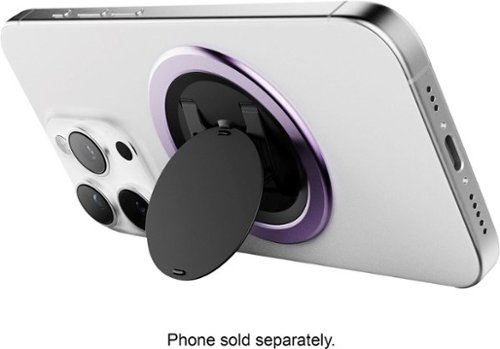 OhSnap Snap 4 Luxe Magnetic Phone Grip & Stand - Ultra-Thin, Fits Any Phone, Supports MagSafe Charging - Lavendar GLOBAL SHIPPING