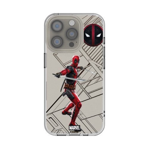 Keyscaper - Marvel MechLine Clear Phone Case - Apple iPhone 16e - Deadpool-Front_Standard 
