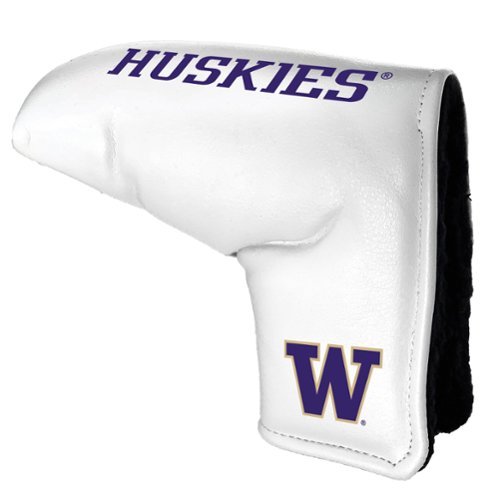 Team Golf - Washington Huskies Tour Blade Putter Cover - White-Front_Standard 