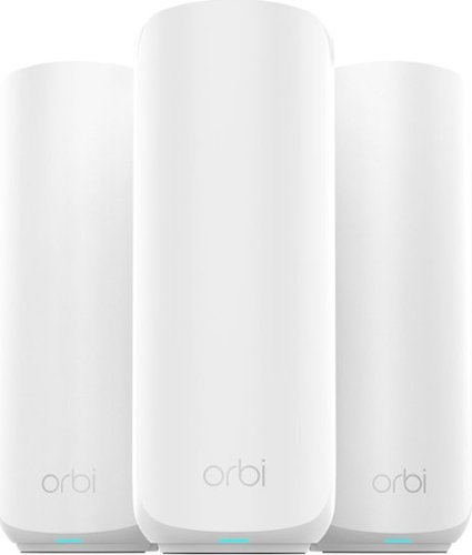 NETGEAR Orbi 260 Series BE3600 Dual-Band Mesh Wi-Fi 7 System (3-pack) - White INTERNATIONAL SHIPPING