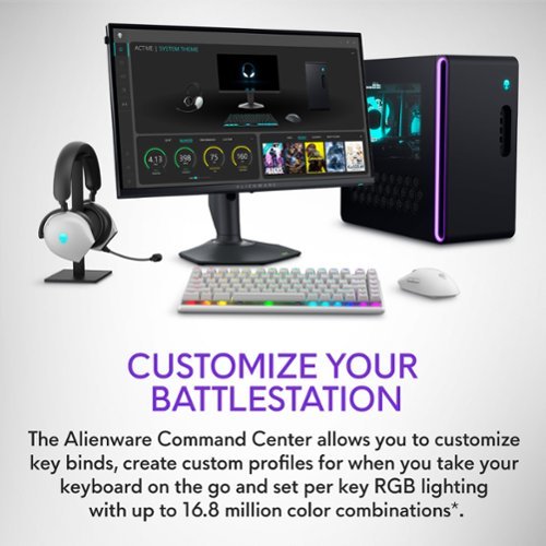 Alienware Pro 75% Wireless Mechanical Gaming Keyboard with RGB Back Lighting - Lunar Light BUY ONLINE