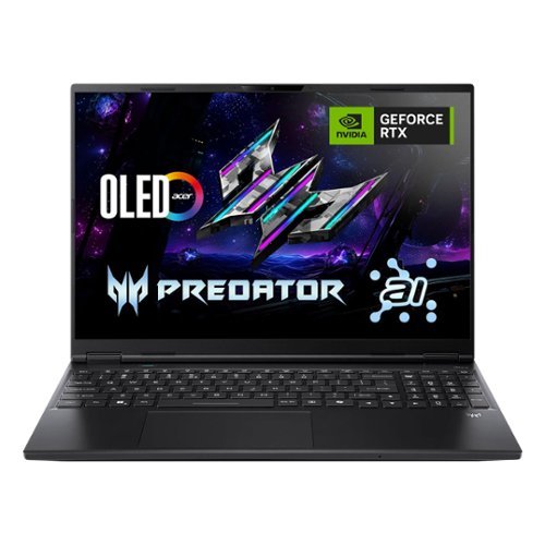 Acer - Predator Helios Neo 16S AI 16" Gaming Laptop,Intel Ultra 9 275HX,64GB RAM,2TB SSD,GeForce RTX 5070Ti,Win 11 - Black-Front_Standard 