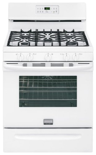  Frigidaire - Gallery 5.0 Cu. Ft. Self-Cleaning Freestanding Gas Convection Range - White