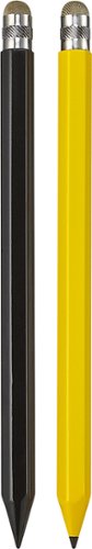  Insignia™ - Pencil Styluses (2-Count) - Yellow/Black