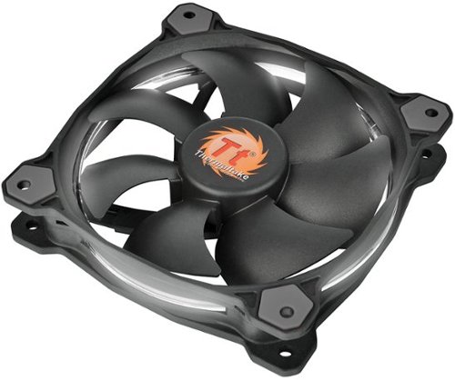 Thermaltake - Ventilador de refrigeración para radiador Riing 12 LED de 120 mm - Blanco