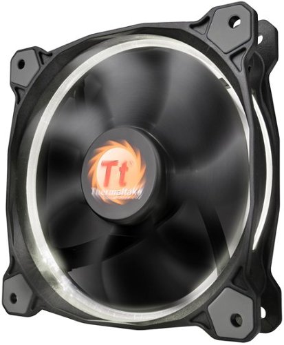Thermaltake - Ventilador de refrigeración para radiador Riing 12 LED de 120 mm - Blanco
