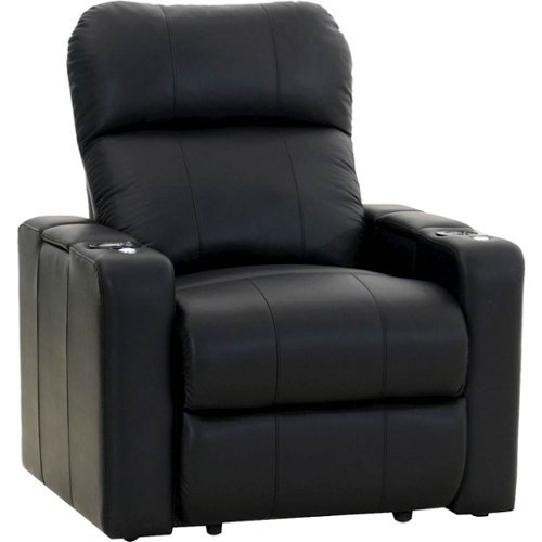  Octane Seating - Turbo XL700 Straight Power Recline Home Theater Seating - Black