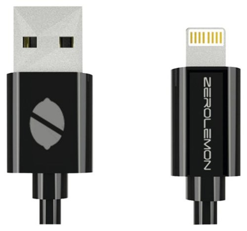  ZeroLemon - 6.4' Lightning-to-USB Cable - Black