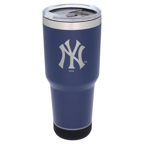 The Memory Company - New York Yankees 30oz. Stainless Steel LED Bluetooth Tumbler - Multicolor-Front_Standard 