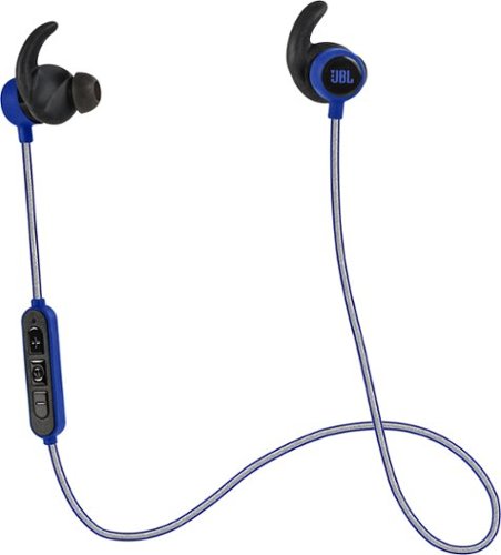  JBL - Reflect Mini BT In-Ear Wireless Sport Headphones - Blue