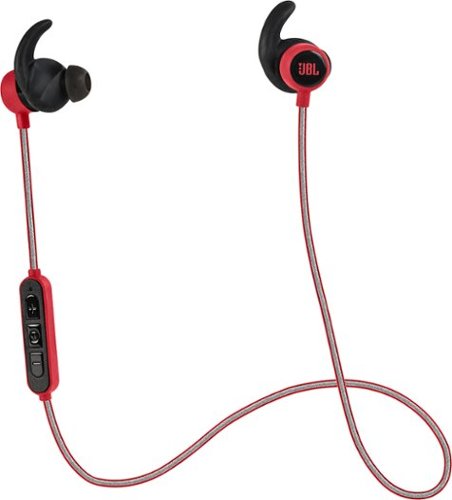 JBL - Reflect Mini BT In-Ear Wireless Sport Headphones - Red-Front_Standard 