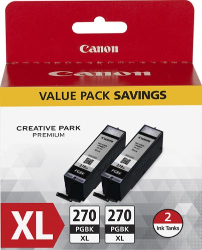  Canon - PGI-270XL 2-Pack High-Yield Ink Cartridges - Black
