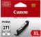 Canon - 271XL High-Yield Ink Cartridge - Gray-Front_Standard
