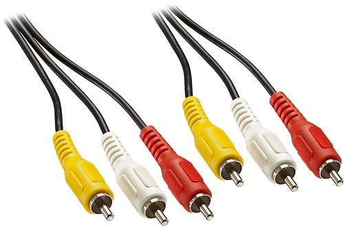  Insignia™ - 6' Composite A/V Cable - Black