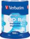 Verbatim - 52x CD-R Discs (100-Pack) - White-Front_Standard