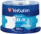 Verbatim - 52x CD-R Discs (50-Pack) - White-Front_Standard