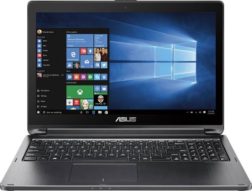 ASUS - 2-in-1 15.6&quot; Touch-Screen Laptop - Intel Core i7 - 12GB Memory - 1TB Hard Drive - Aluminum Black